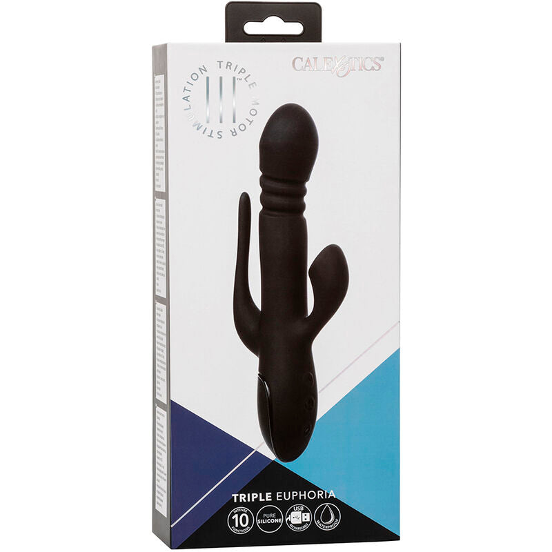 CALEXOTICS - VIBRATOR TRIPLE EUPHORIA SCHWARZ - Sexotim