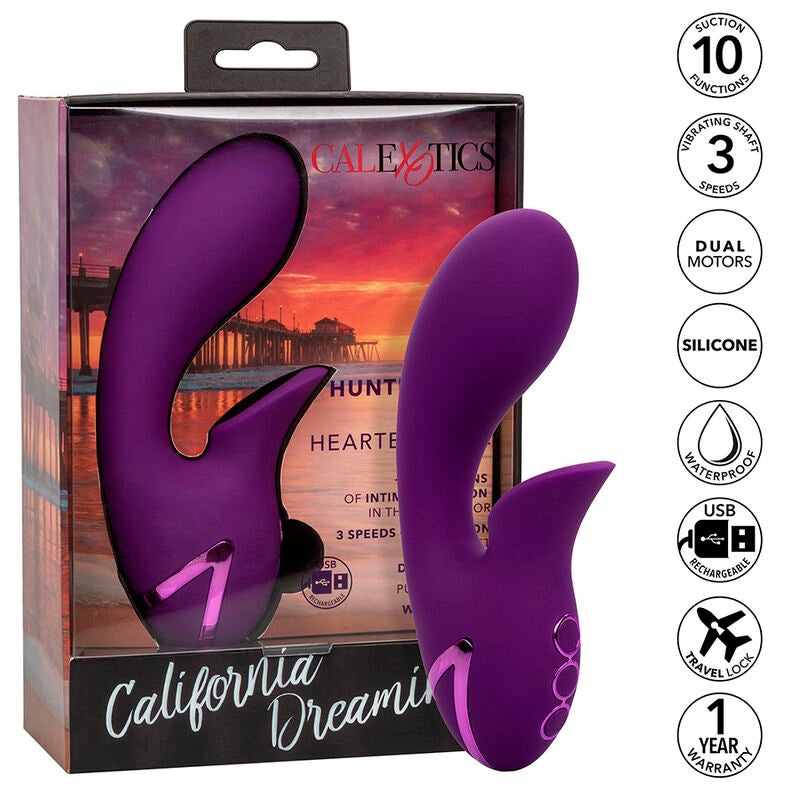 CALEXOTICS - HUNTINGTON BEACH HEARTBREAKER STIMULATOR & SUCKER LILA VON CALIFORNIA DREAMING - Sexotim