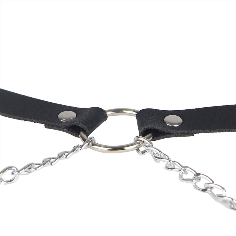 SUBBLIME - LEDERGÜRTEL HARNESS SCHWARZ EINE GRÖSSE - Sexotim