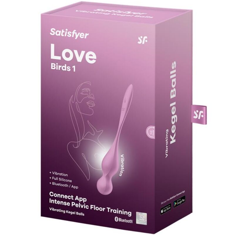 SATISFYER - LOVE BIRDS VIBRIERENDE KEGEL-KUGELN ROSA - Sexotim