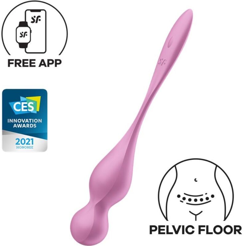 SATISFYER - LOVE BIRDS VIBRIERENDE KEGEL-KUGELN ROSA - Sexotim