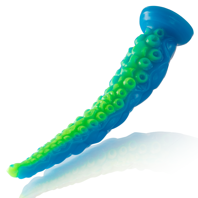 EPIC - SCYLLA FLUORESZIERENDER DÜNNER TENTAKEL-DILDO, GROSSE GRÖSSE - Sexotim