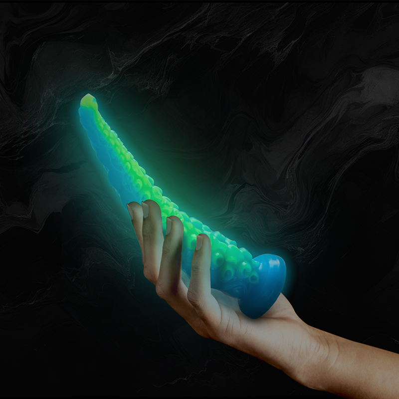 EPIC - SCYLLA FLUORESZIERENDER DÜNNER TENTAKEL-DILDO, KLEINE GRÖSSE - Sexotim