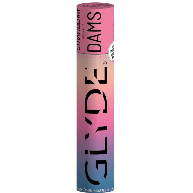 SHEER GLYDE - DAMS LAMINAS LATEX ORALSEX ERDBEERE - Sexotim