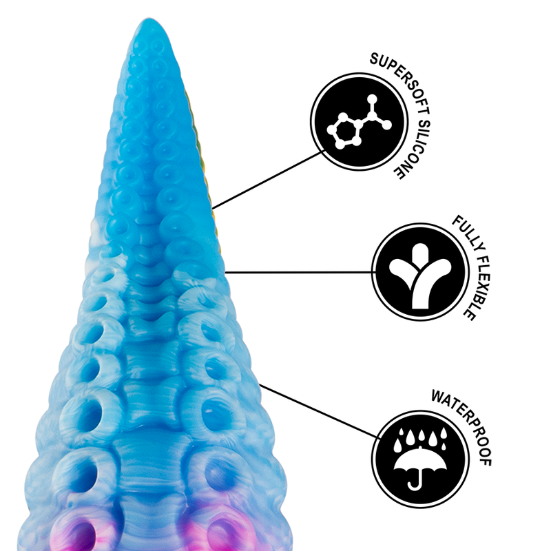 EPIC - PHORCYS BLAUER TENTAKEL-DILDO, GROSSE GRÖSSE - Sexotim