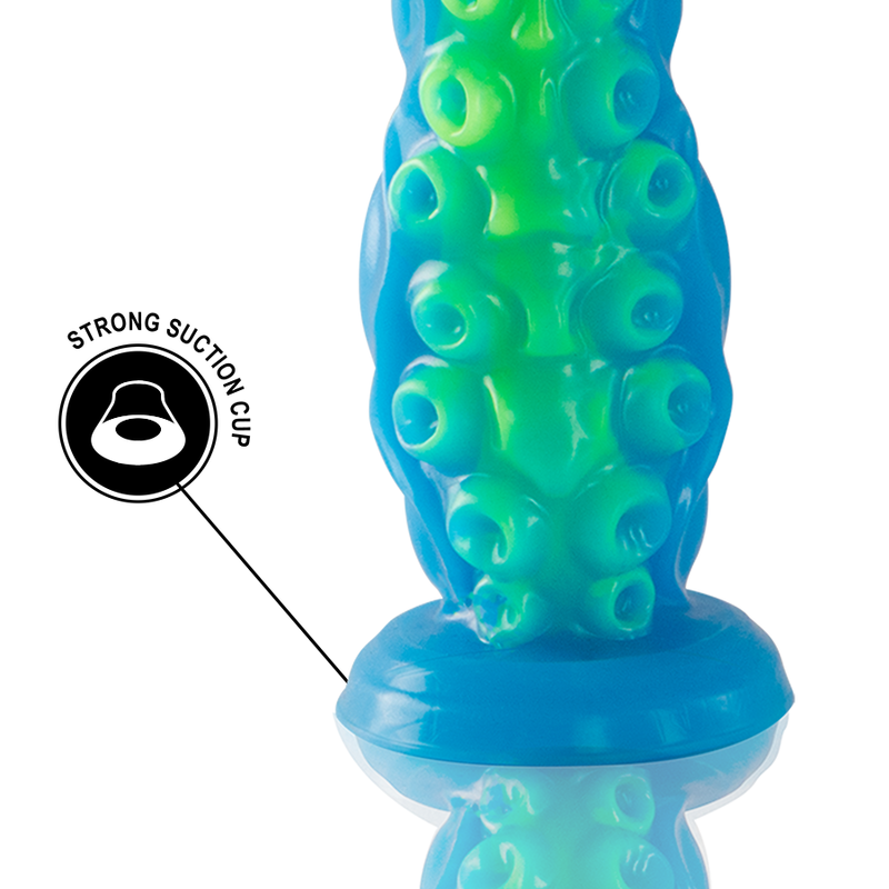 EPIC - SCYLLA FLUORESZIERENDER DÜNNER TENTAKEL-DILDO, GROSSE GRÖSSE - Sexotim
