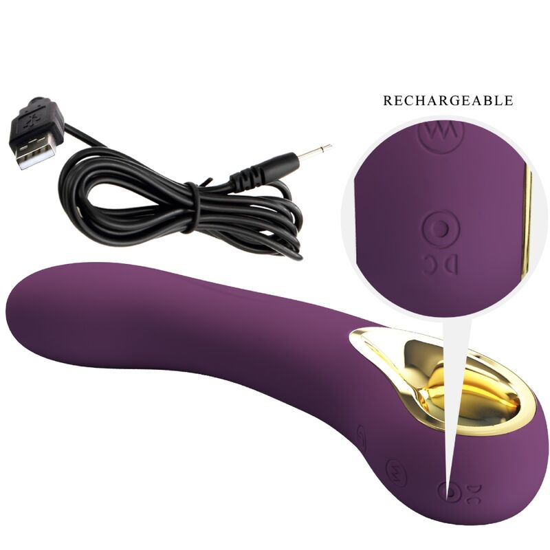 PRETTY LOVE - ETHAN WIEDERAUFLADBARER VIBRATOR LILA - Sexotim