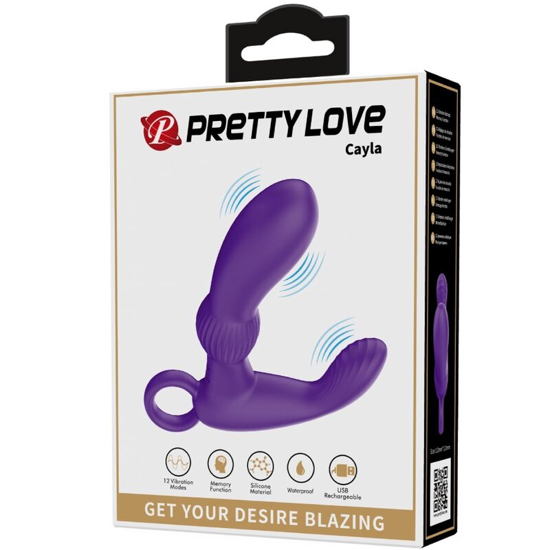 PRETTY LOVE - CAYLA ANALVIBRATOR-MASSAGER LILA - Sexotim