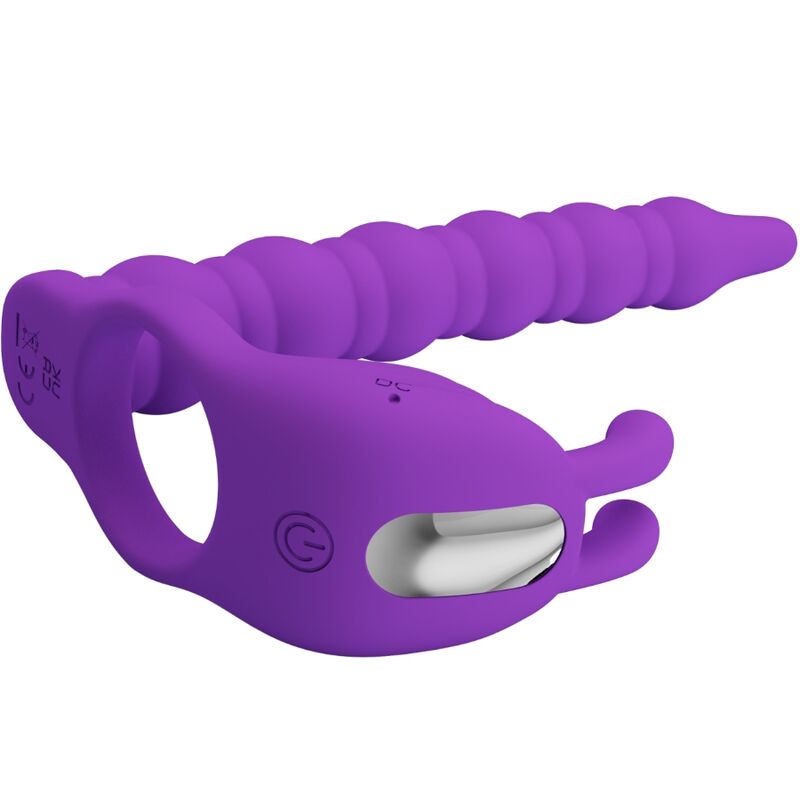 PRETTY LOVE - BLACKNEY PENISRINGE MIT VIBRATOR-PLUG - Sexotim