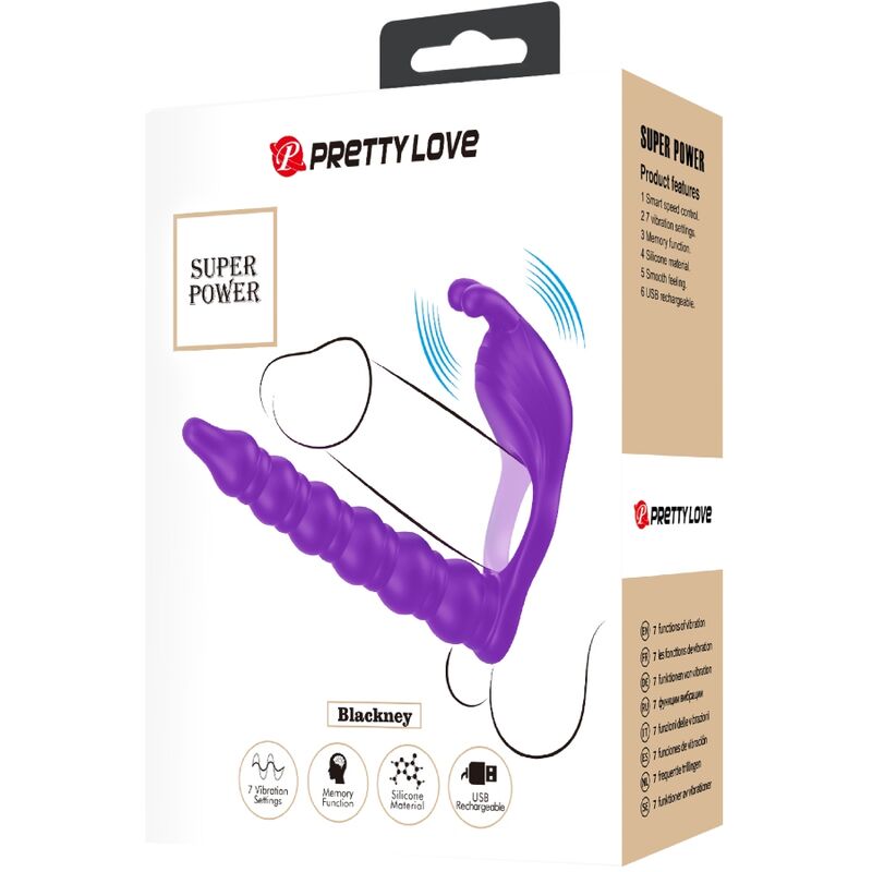 PRETTY LOVE - BLACKNEY PENISRINGE MIT VIBRATOR-PLUG - Sexotim