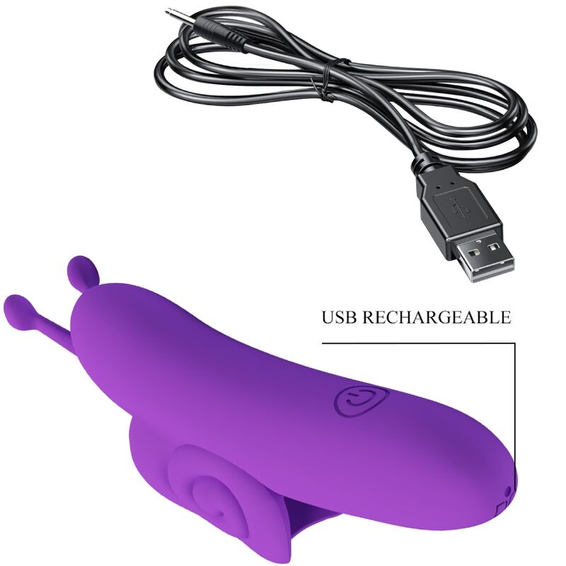 PRETTY LOVE - SNAIL LEISTUNGSSTARKER LILA FINGERSTIMULATOR - Sexotim