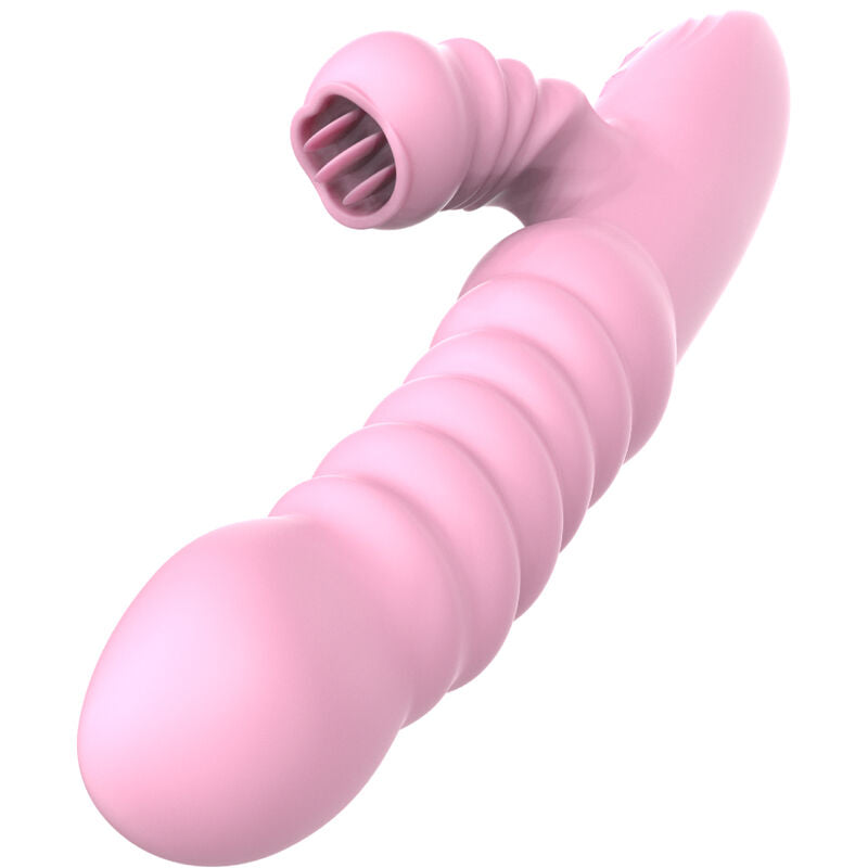 ARMONY - MULTIFUNKTIONSVIBRATOR MIT STIMULIERENDER ZUNGE, WÄRMEEFFEKT, ROSA - Sexotim