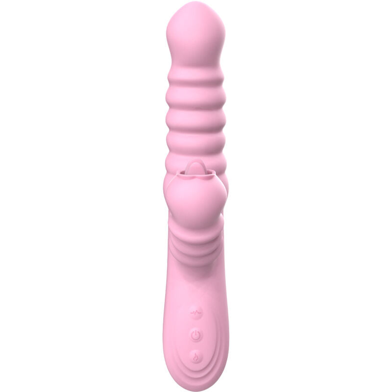 ARMONY - MULTIFUNKTIONSVIBRATOR MIT STIMULIERENDER ZUNGE, WÄRMEEFFEKT, ROSA - Sexotim