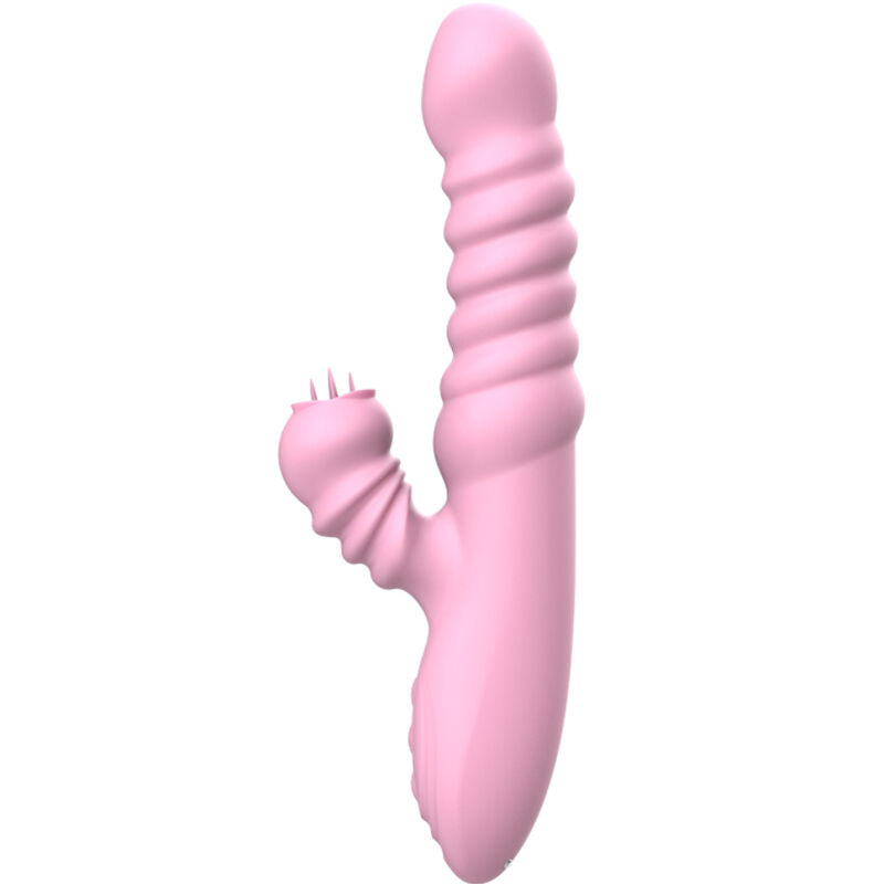 ARMONY - MULTIFUNKTIONSVIBRATOR MIT STIMULIERENDER ZUNGE, WÄRMEEFFEKT, ROSA - Sexotim