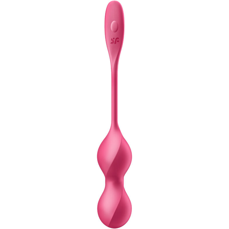 SATISFYER - LOVE BIRDS 2 VIBRIERENDE KEGEL-KUGELN ROT + KOSTENLOSE APP - Sexotim