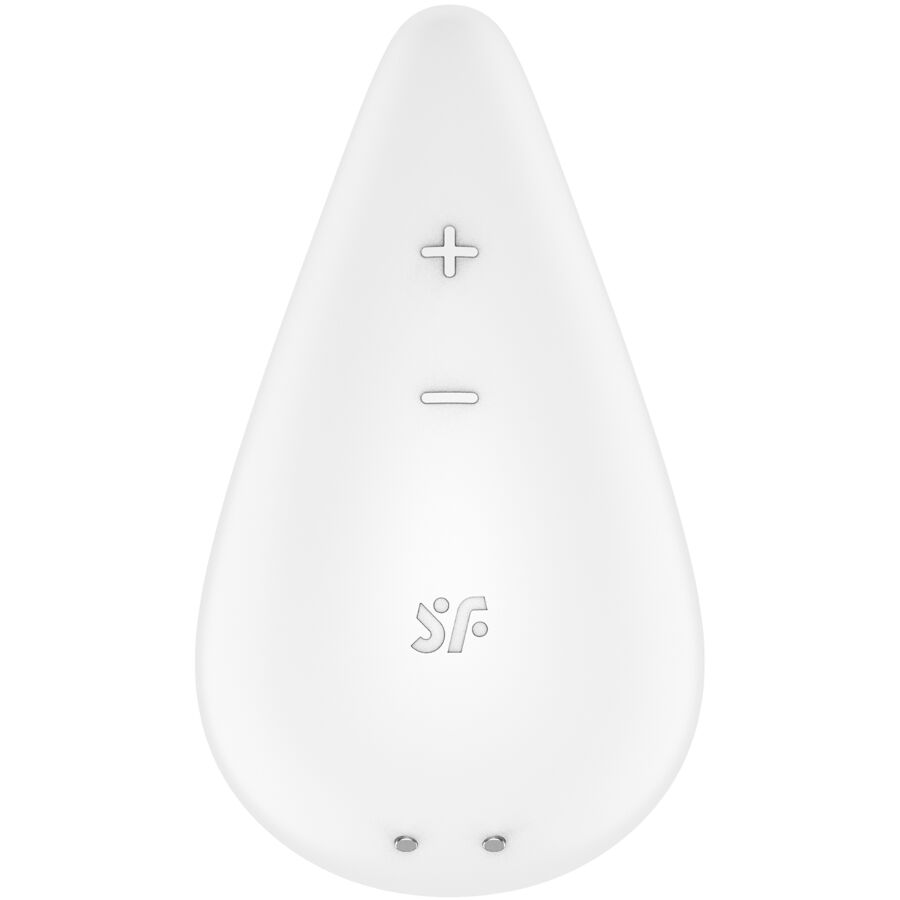 SATISFYER - DEW DROP VIBRATOR AUFLEGEN BLAU / WEISS - Sexotim