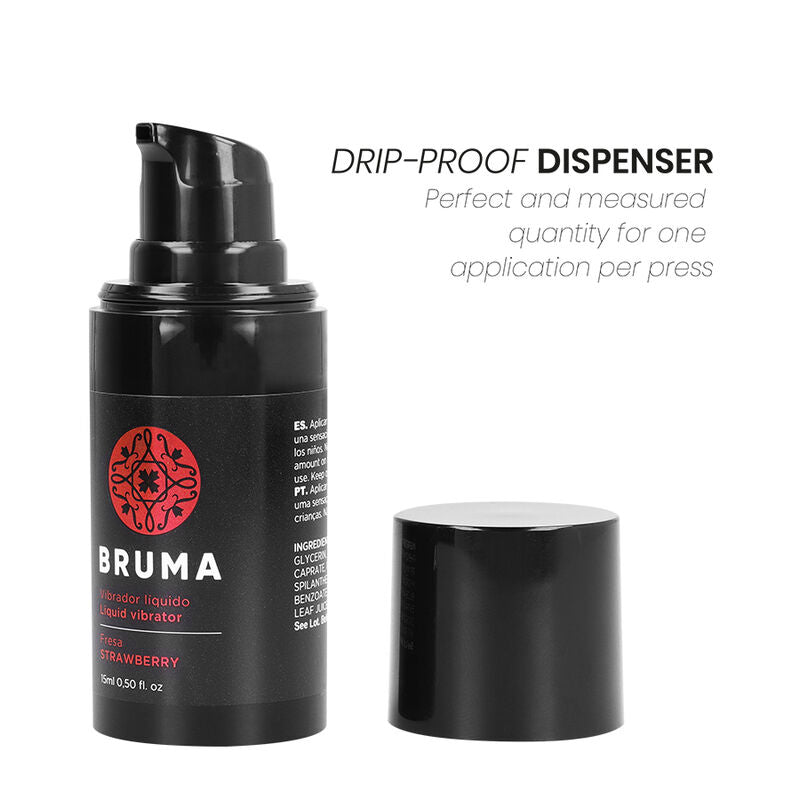 BRUMA - FLÜSSIGER VIBRATOR ULTRA GLEITEND ERDBEERE 15 ML - Sexotim