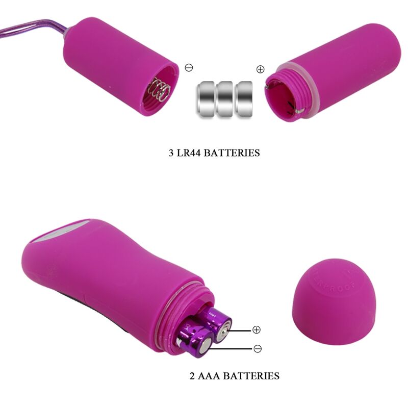 BAILE - TANGA MIT VIBRIERENDER BULLET UND FERNBEDIENUNG LILA - Sexotim