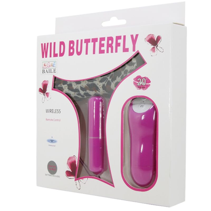 BAILE - TANGA MIT VIBRIERENDER BULLET UND FERNBEDIENUNG LILA - Sexotim