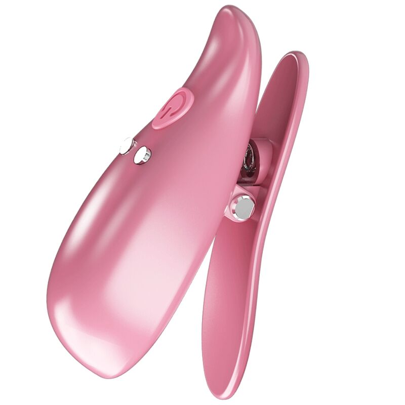PRETTY LOVE - LEAF VIBRIERENDE NIPPELKLEMMEN ROSA - Sexotim