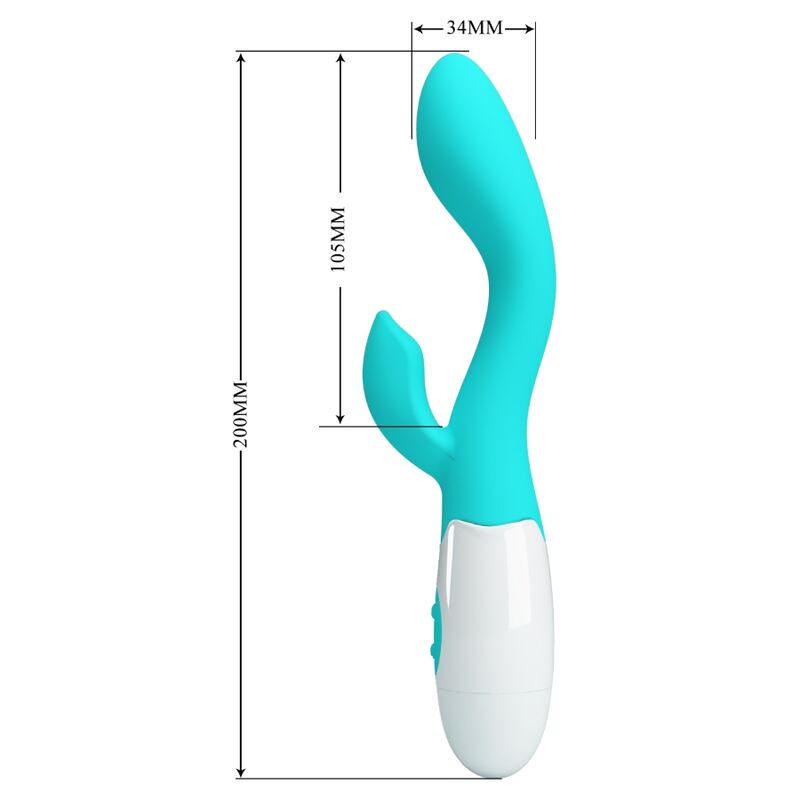 PRETTY LOVE - HELLIGER G-SPOT-VIBRATOR, AQUAGRÜN - Sexotim