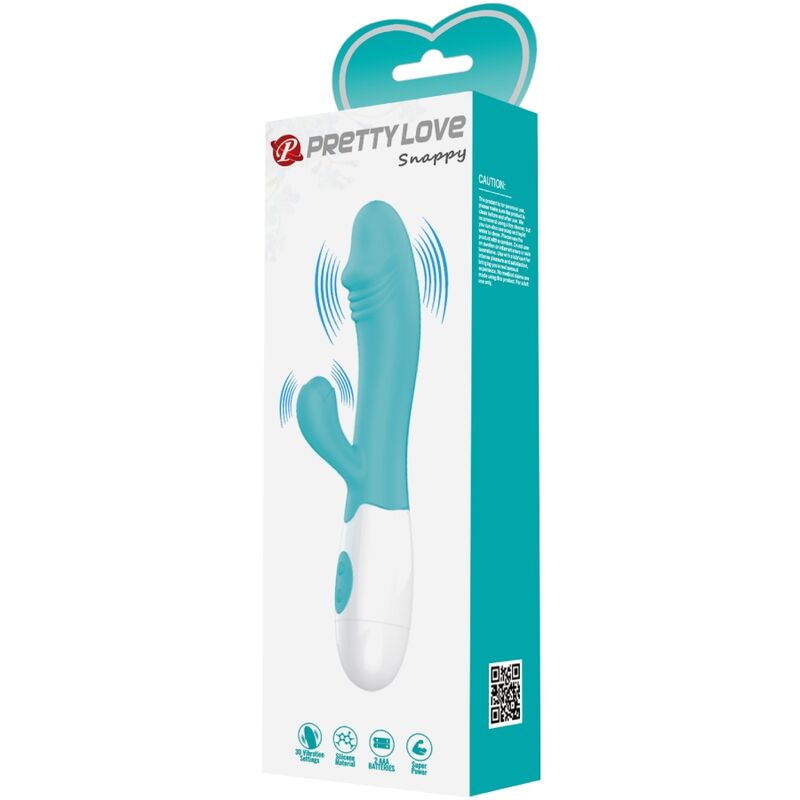 PRETTY LOVE - SNAPPY G-SPOT VIBRATOR AQUAGRÜN - Sexotim