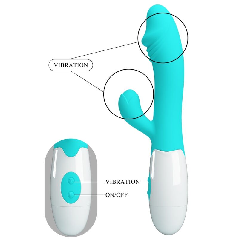 PRETTY LOVE - SNAPPY G-SPOT VIBRATOR AQUAGRÜN - Sexotim