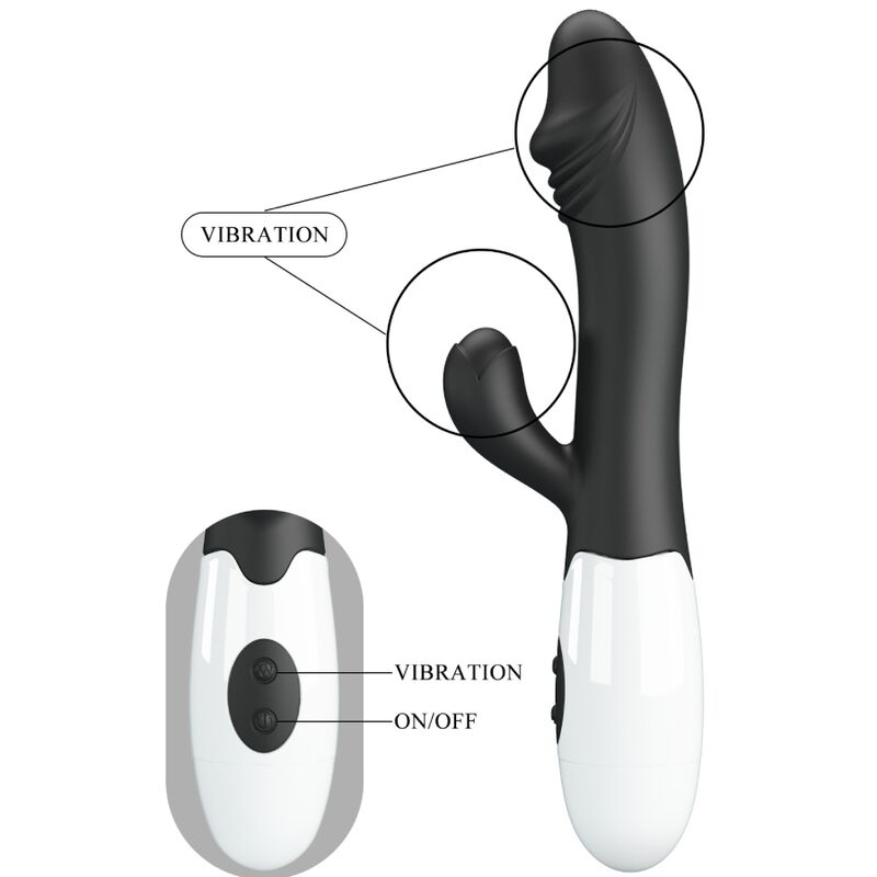 PRETTY LOVE - SNAPPY G-SPOT VIBRATOR SCHWARZ - Sexotim