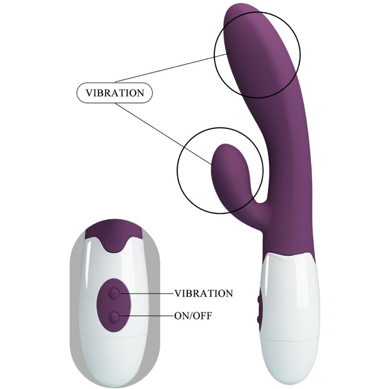 PRETTY LOVE - ALVIS RABBIT VIBRATOR & LILA G-PUNKTE - Sexotim