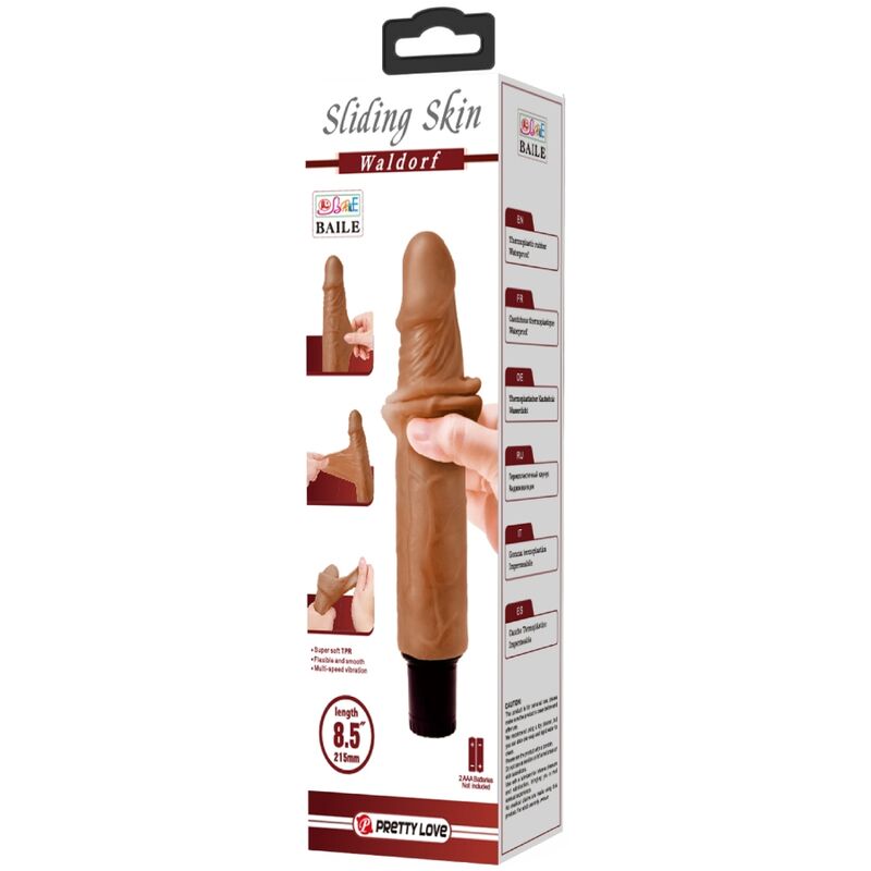 PRETTY LOVE - WALDORF REALISTISCHER VIBRATOR 18 CM -O- 4 CM - Sexotim