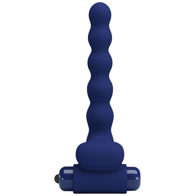 PRETTY LOVE - AJMAL VIBRATIONSRING MIT PLUG BLAU - Sexotim