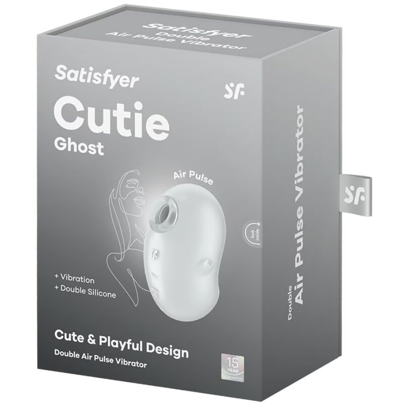 SATISFYER - CUTIE GHOST AUFLEGEVIBRATOR WEISS - Sexotim