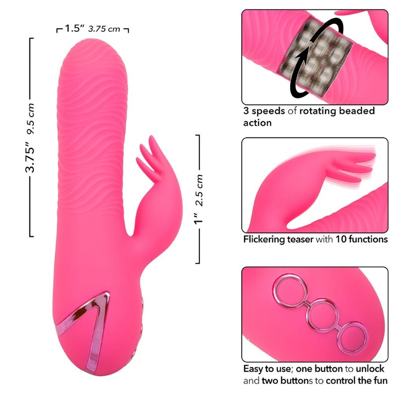 CALEXOTICS - SACRAMENTO SWEETIE VIBRATOR RABBIT PINK VON CALIFORNIA DREAMING - Sexotim