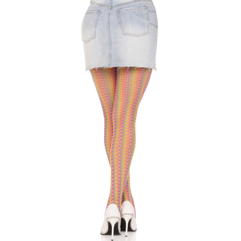 LEG AVENUE - MEHRFARBIGE HÄKELSTRÜMPFE - Sexotim