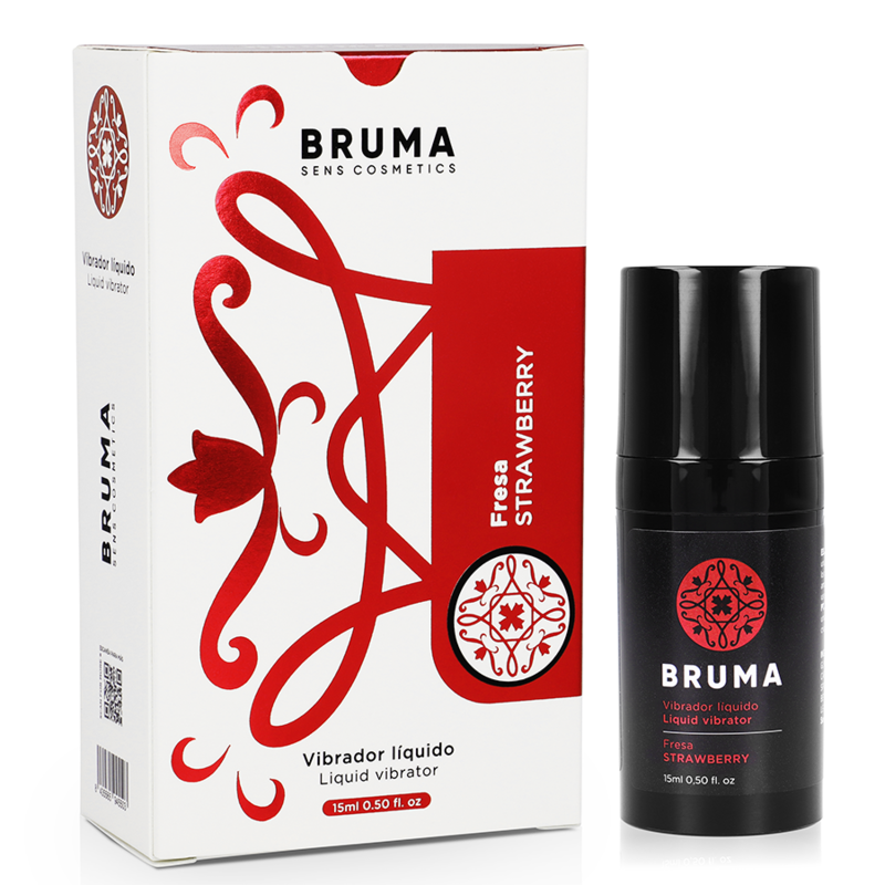 BRUMA - FLÜSSIGER VIBRATOR ULTRA GLEITEND ERDBEERE 15 ML - Sexotim