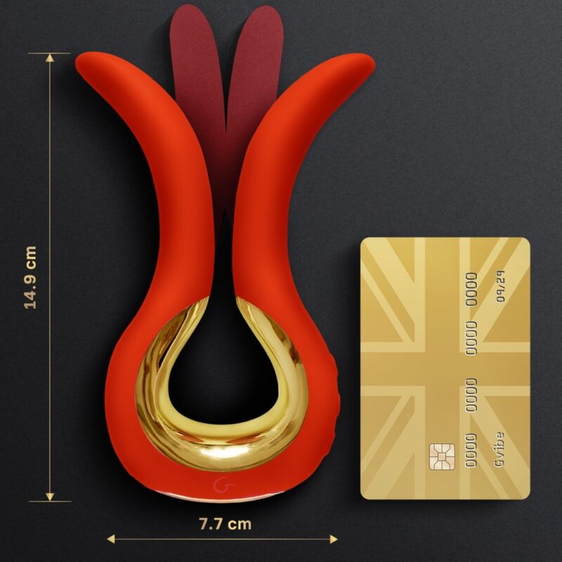 G-VIBE - GVIBE MAXI VIBRATOR MIT ZWEI FLEXIBLEN SPITZEN KORALLE - Sexotim
