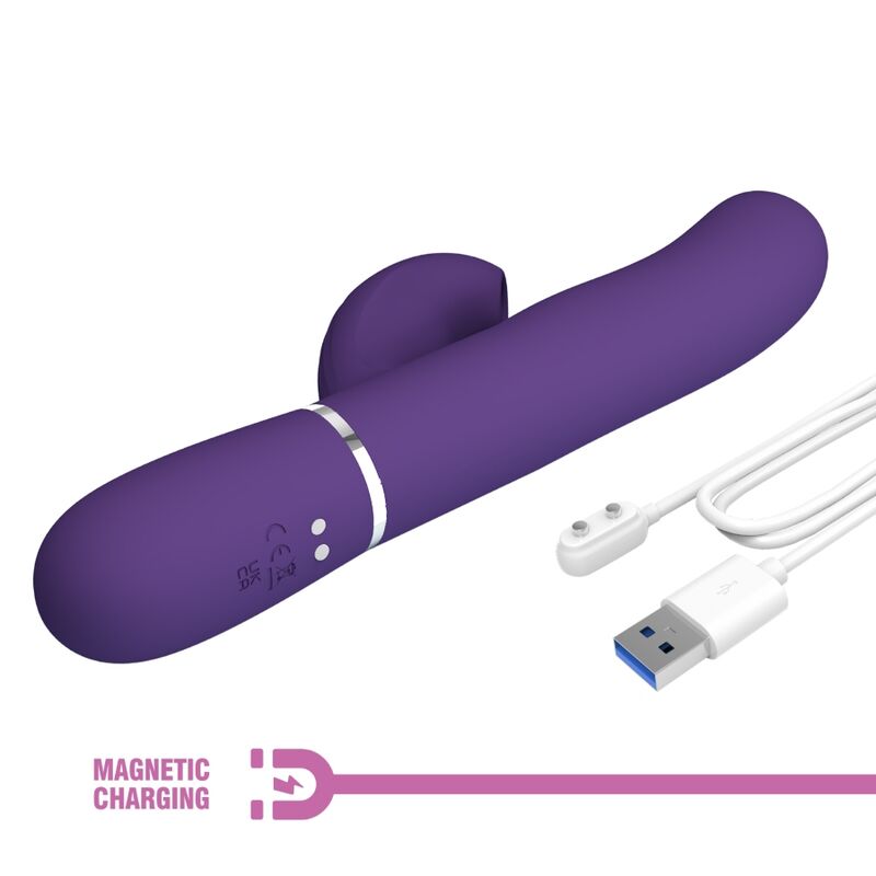 PRETTY LOVE - PERLITA G-SPOT VIBRATOR 3 IN 1 MULTIFUNKTIONS-LILA - Sexotim
