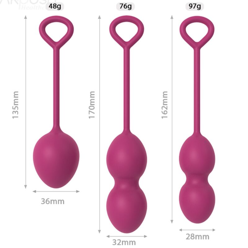 ARMONY - ANABIOSIS VAGINALHANTEL 3 EBENEN, BURGUND - Sexotim