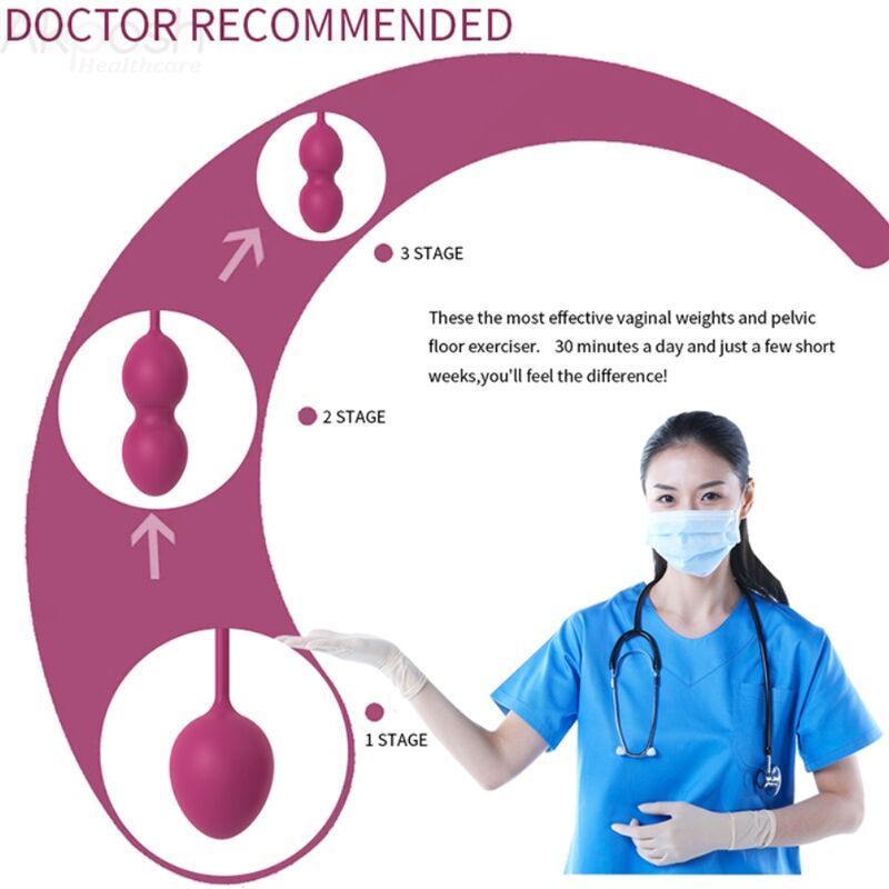 ARMONY - ANABIOSIS VAGINALHANTEL 3 EBENEN, BURGUND - Sexotim