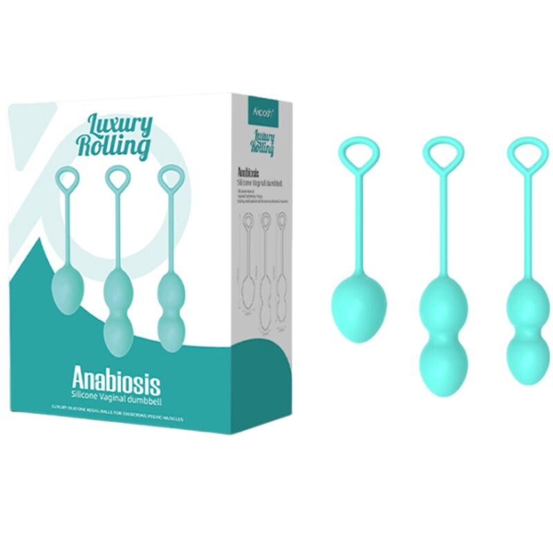 ARMONY - ANABIOSIS VAGINALHANTEL 3 STUFEN GRÜN - Sexotim