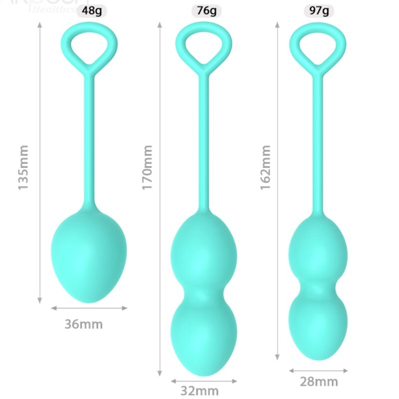 ARMONY - ANABIOSIS VAGINALHANTEL 3 STUFEN GRÜN - Sexotim