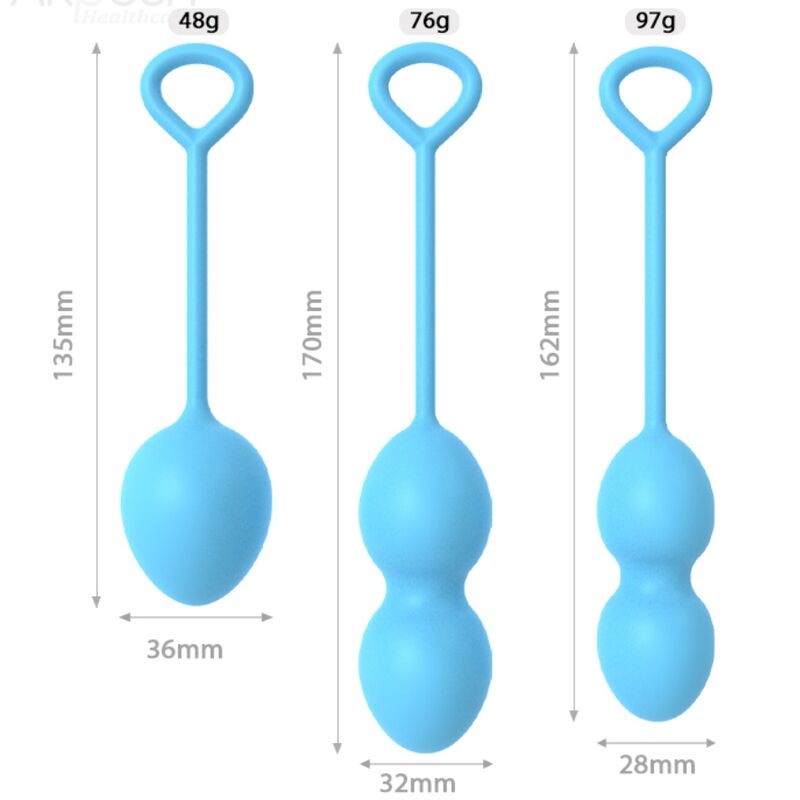 ARMONY - ANABIOSIS VAGINALHANTEL 3 STUFEN BLAU - Sexotim