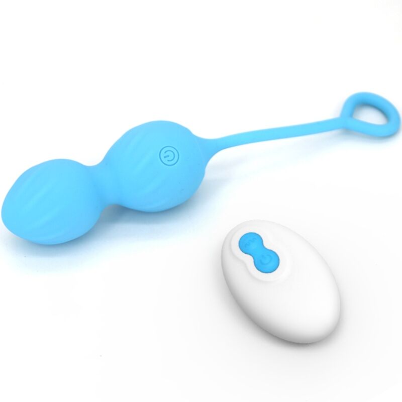 ARMONY - BLOSSOMS VAGINAL HANTEL MIT FERNBEDIENUNG 10 VIBRATIONEN BLAU - Sexotim