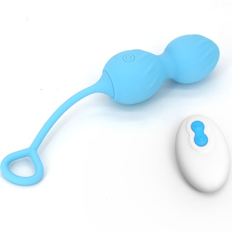 ARMONY - BLOSSOMS VAGINAL HANTEL MIT FERNBEDIENUNG 10 VIBRATIONEN BLAU - Sexotim