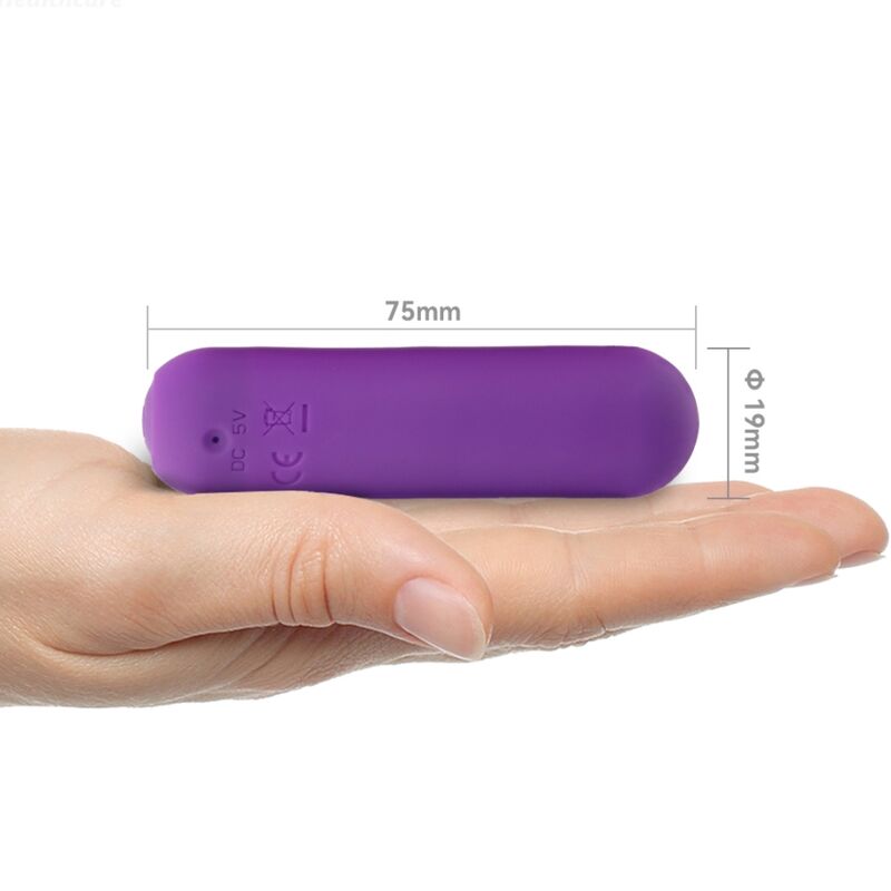 ARMONY - SPLASH HAHA VIBRATOR BULLET SILIKON 10 VIBRATIONEN 75 X 19 CM LILA - Sexotim