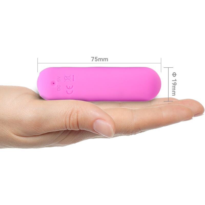 ARMONY - SPLASH HAHA VIBRATOR BULLET SILIKON 10 VIBRATIONEN 75 X 19 CM ROSA - Sexotim