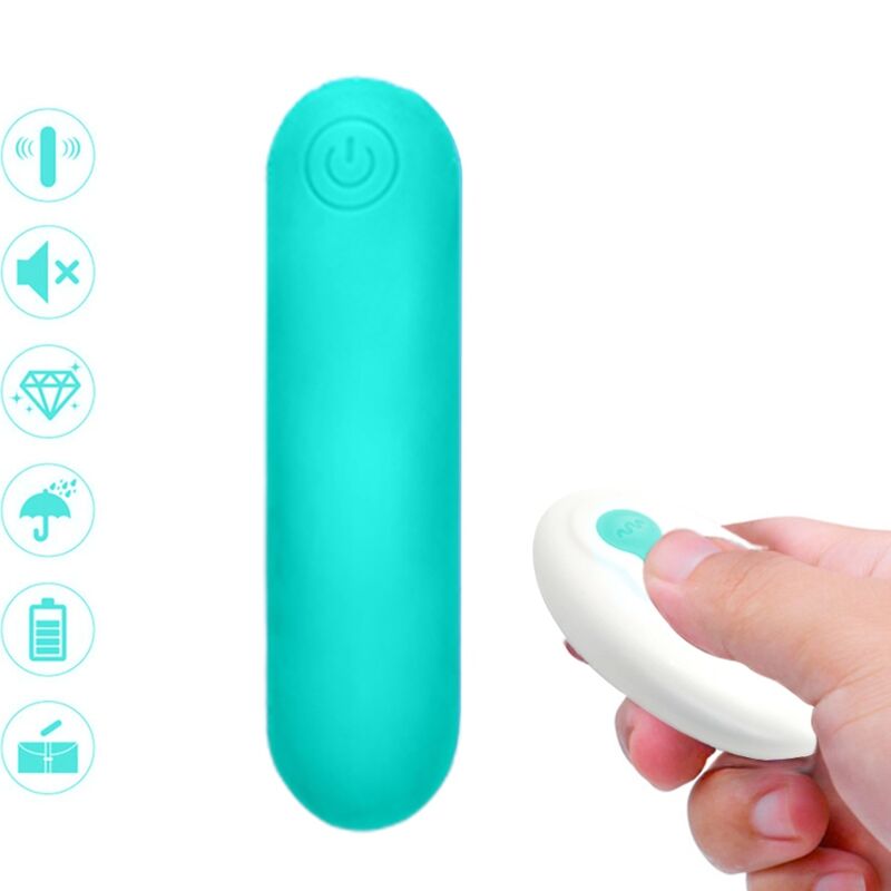 ARMONY - SPLASH JOLINE VIBRATOR BULLET SILIKON FERNBEDIENUNG 10 VIBRATIONEN 65 X 15 CM GRÜN - Sexotim