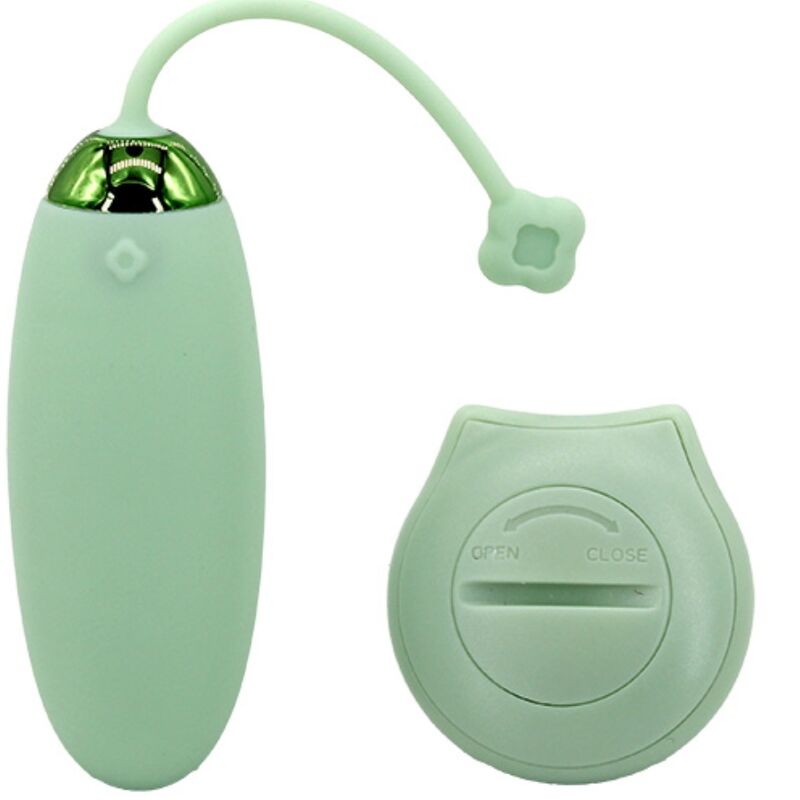 ARMONY - KITTY FUN EI VIBRATOR MIT FERNBEDIENUNG, 10 VIBRATIONEN, GRÜN - Sexotim