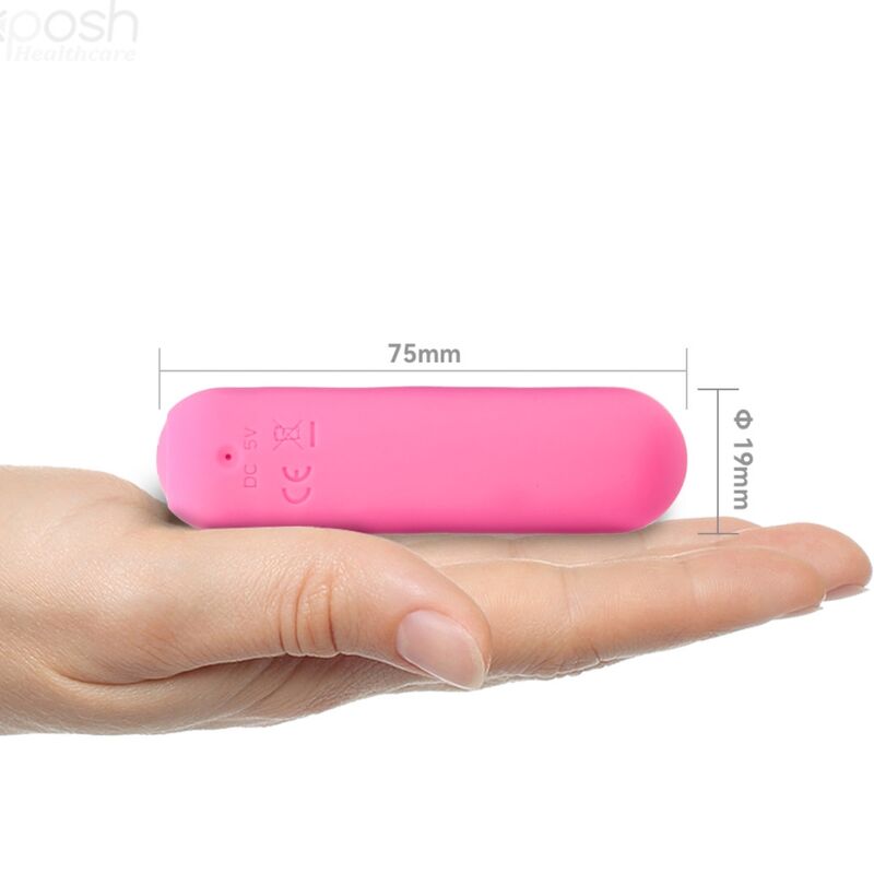 ARMONY - SPLASH JOIE VIBRATOR BULLET SILIKON MIT FERNBEDIENUNG, 10 VIBRATIONEN 75 X 19 CM ROSA - Sexotim