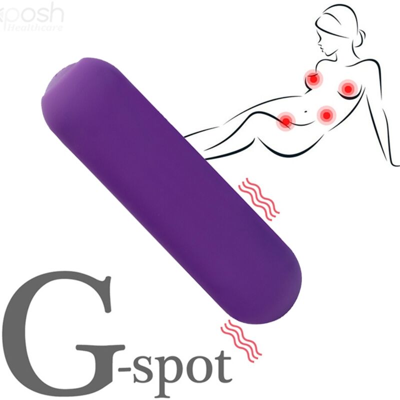 ARMONY - SPLASH JOIE VIBRATOR BULLET SILIKON MIT FERNBEDIENUNG, 10 VIBRATIONEN 75 X 19 CM LILA - Sexotim